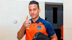 Cristian Benavente jugando en la Vallejo de Perú.