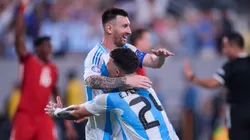 Lionel Messi volvió a la senda del gol con Argentina.