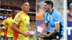 James Rodríguez y Federico Valverde, uno que vistió y otro que viste la camiseta del Real Madrid, serán los capitanes.