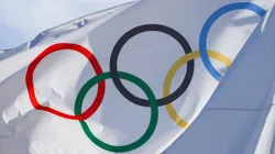 Los tradicionales anillos olímpicos.