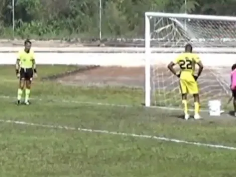 VIDEO | En la Copa Ecuador pintan la línea de gol en plena tanda de penales