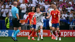 Siguen las protestas por las decisiones arbitrales del Alemania vs. España.