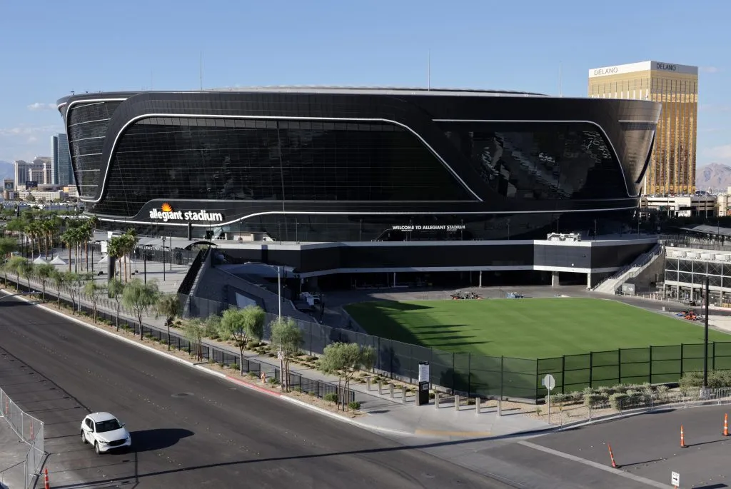 Las afueras del Allegiant Stadium de Las Vegas (Getty)