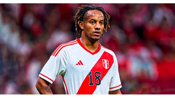 André Carrillo, jugando para Perú.