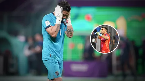 El arquero de la Selección de Ecuador, rendido a los pies de Dibu.