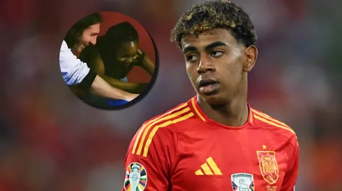 El padre de Lamine Yamal publicó una desconocida imagen de su hijo junto a Lionel Messi.