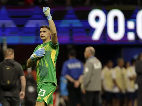 VIDEO | El viral gesto del 'Dibu' Martínez en el penal de Enner Valencia