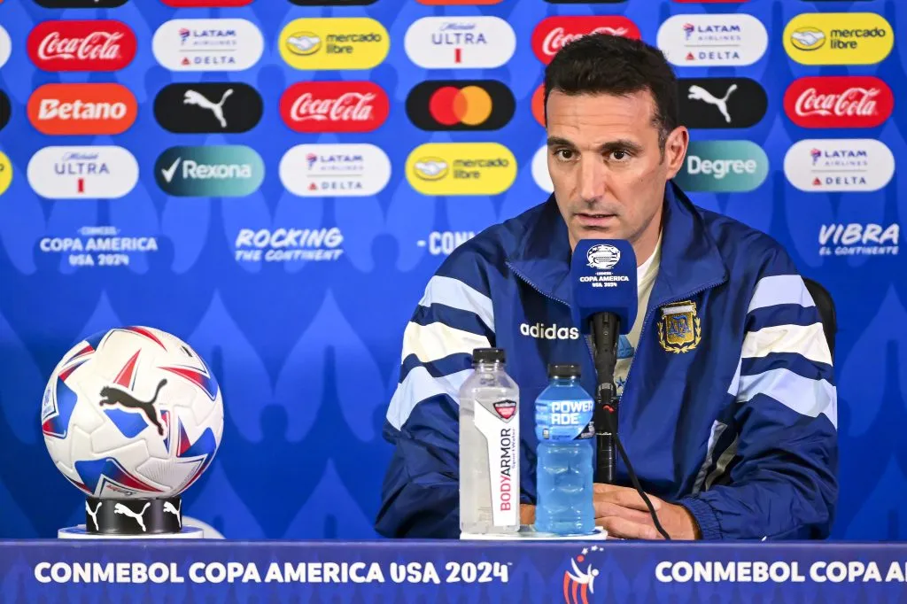 Scaloni reconoció el valor de Ecuador en rueda de prensa. (Foto: GettyImages)