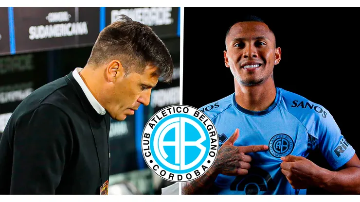 Bryan Reyna le ganó al técnico de Belgrano tras cruce en conferencia.