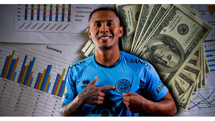 Bryan Reyna, jugador de Belgrano.