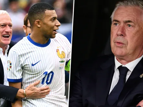 Primer choque entre Deschamps y Ancelotti por Mbappé