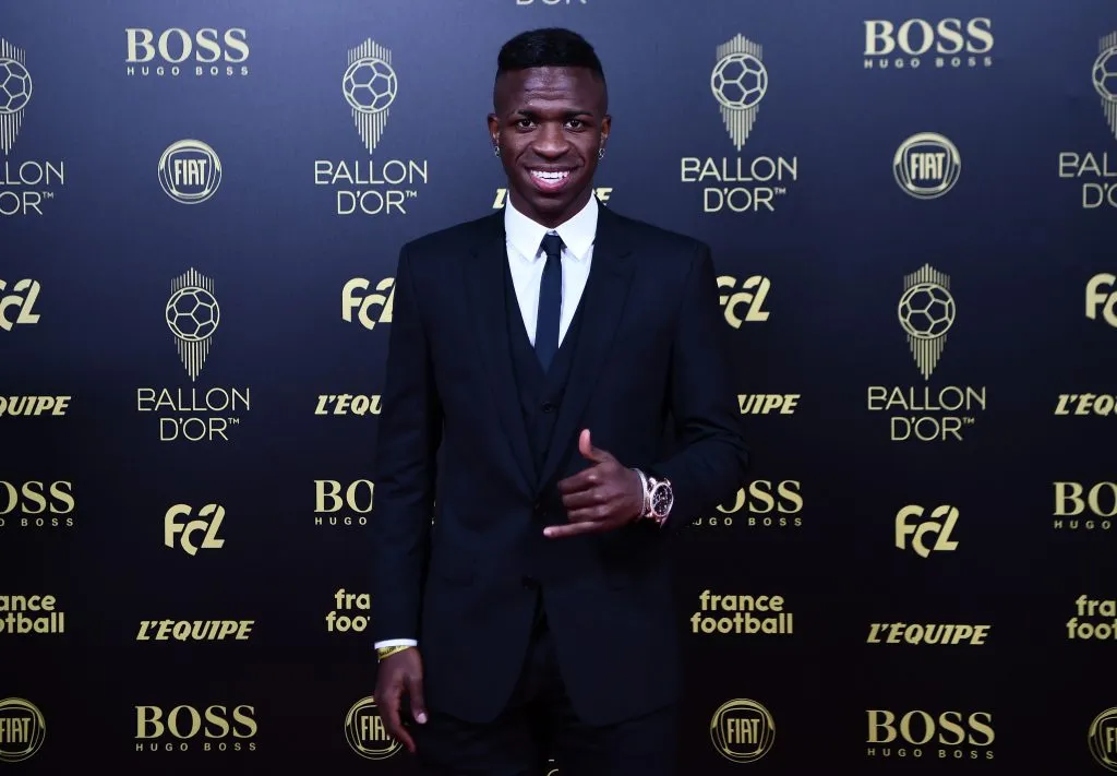 Vinícius Júnior en la ceremonia del Balón de Oro 2019.