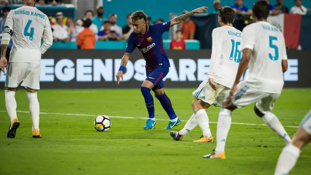 Ante Real Madrid y en un amistoso de verano por el 2017, última jornada de Neymar con la camiseta del Barcelona: IMAGO