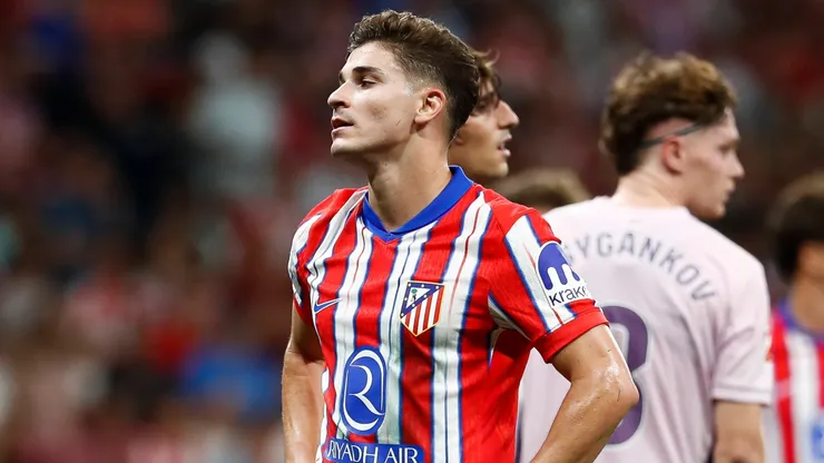 Julián Álvarez tuvo finalmente su estreno como titular en Atlético de Madrid.