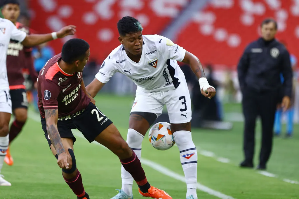 Richard Mina – Liga de Quito 2024. Foto: Getty.