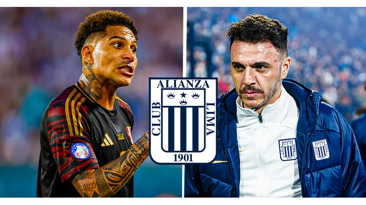 Paolo Guerrero y Mariano Soso en Alianza Lima.