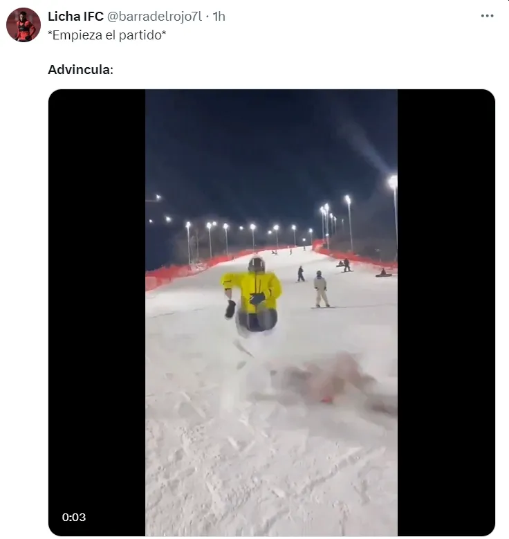 Luis Advíncula víctima de memes tras expulsión. (Foto: Captura de X)