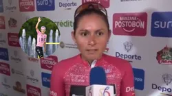 La ciclista ecuatoriana se fue contra las autoridades
