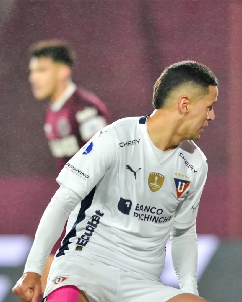 Álex Arce marcó en los octavos de final de la Copa Sudamericana. (Foto: @LDU_oficial)