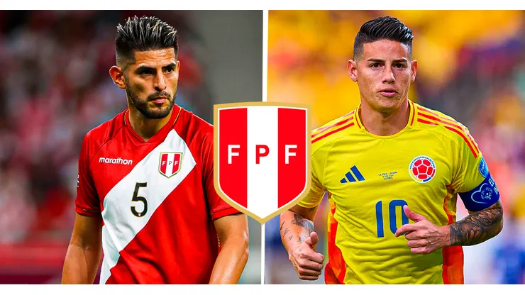 Perú vs. Colombia se miden este viernes 6 de septiembre.