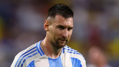 Messi en la final de la Copa América 2024.