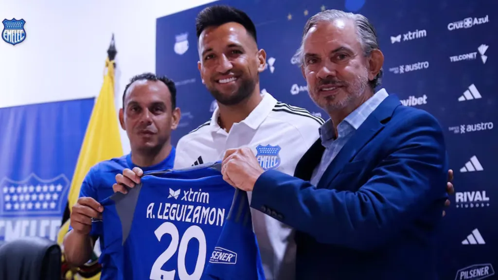 Aníbal Leguizamón renovó con Emelec hasta 2027. (Foto: @CSEmelec)