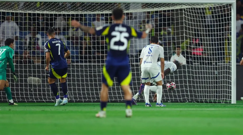El gol de Cristiano en Supercopa de Arabia Saudí. (Foto: Getty Images)