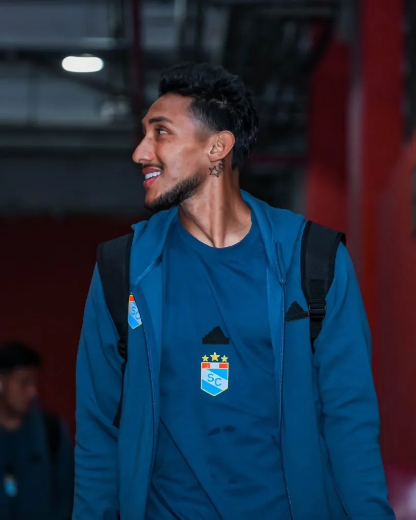 Christofer Gonzáles previo al partido. (Foto: Sporting Cristal).