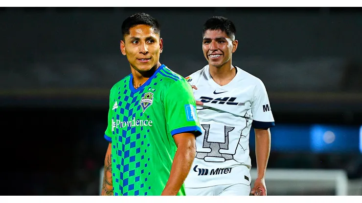 Raúl Ruidíaz y Piero Quispe.