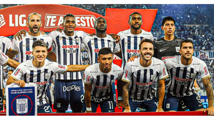 El plantel de Alianza Lima en la Liga 1 2024.