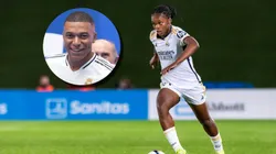 Linda Caicedo y Kylian Mbappé, protagonistas de la nueva camiseta del Real Madrid.