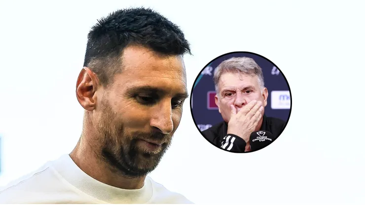 Lionel Messi y Gerardo Martino.