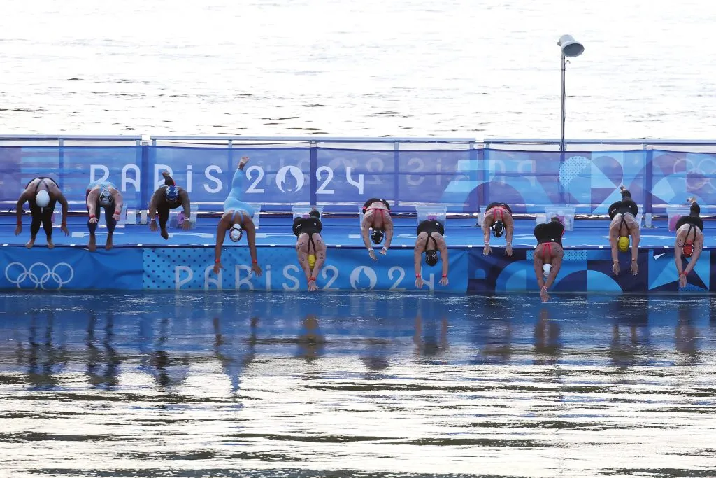 La prueba femenina de aguas abiertas estuvo en la mira de todos (Getty)