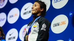 Lucía Yépez - Luchadora ecuatoriana 2024. Foto: IMAGO