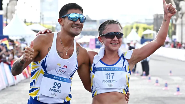 Glenda Morejón y Daniel Pintado - París 2024. Foto: IMAGO