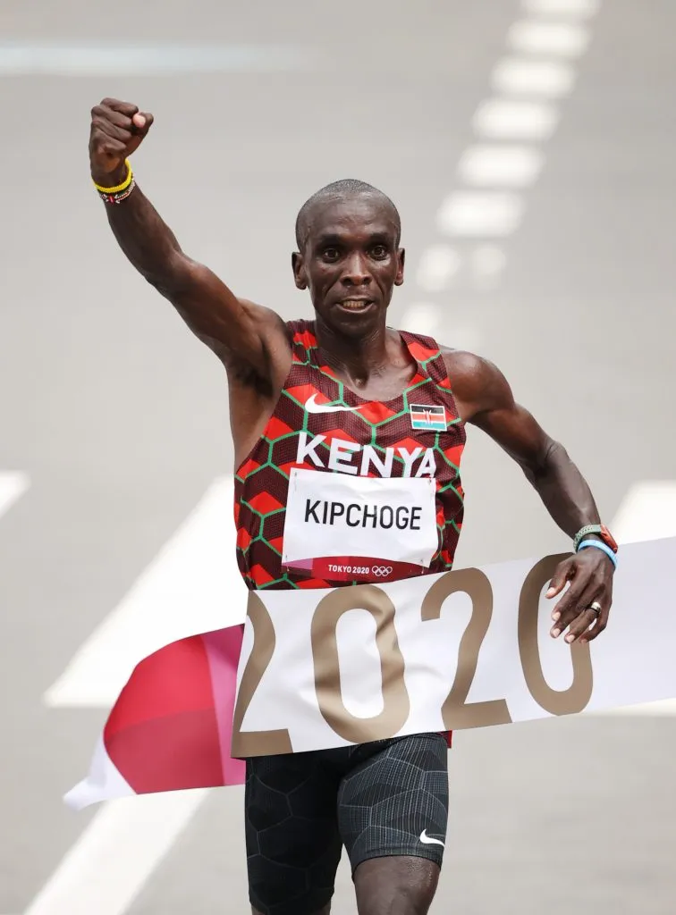 Eliud Kipchoge, ganador del oro en Tokyo 2020.