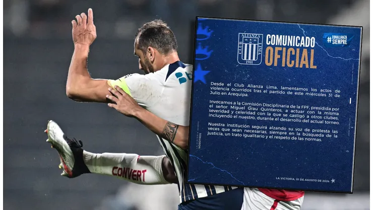 Alianza Lima saca comunicado contra Universitario