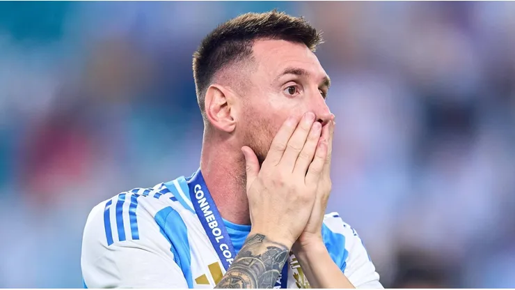Leo Messi en la final de la Copa América 2024.