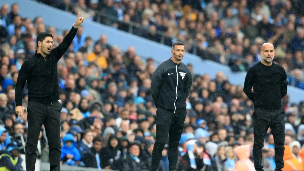 Guardiola y Arteta cerraron la semana más tensa de su relación: IMAGO