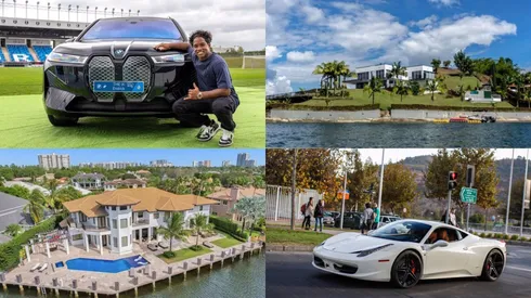 Así viven los futbolistas latinos mejor pagos del mundo.