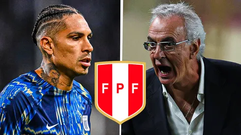 Paolo Guerrero y Jorge Fossati, delantero y técnico de la Selección Peruana.