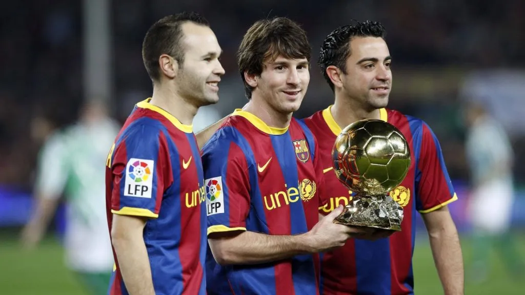 Messi, Xavi e Iniesta, la para muchos mejor generación de canteranos del Barcelona: IMAGO