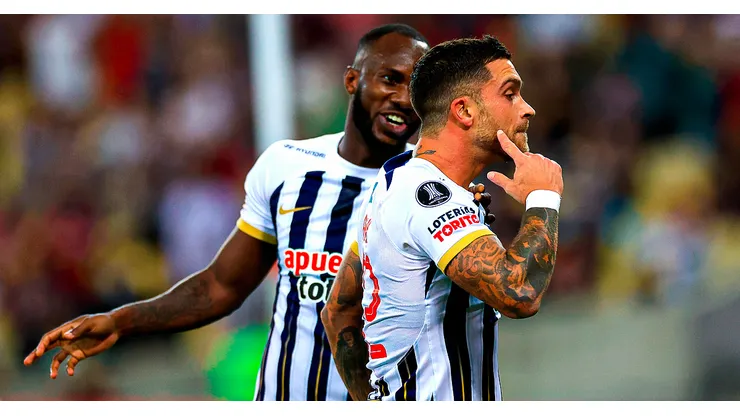 Cecilio Waterman y Adrián Arregui, jugadores de Alianza Lima.