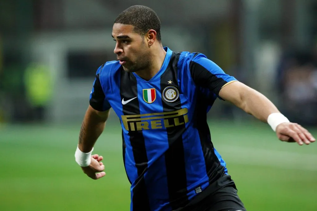Adriano, en su época como jugador del Inter de Milán. (Getty Images)