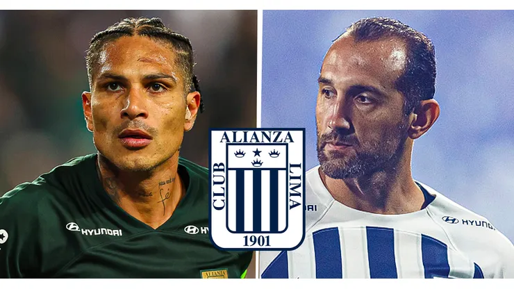 Paolo Guerrero y Hernán Barcos, delanteros de Alianza Lima.