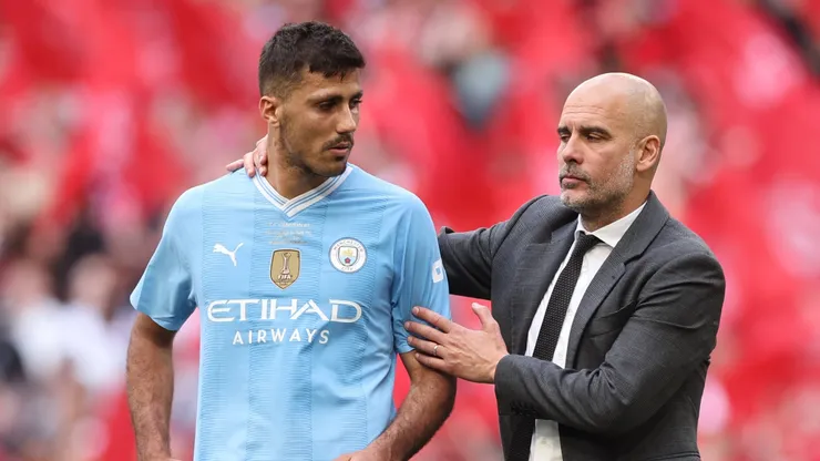 Guardiola pierde en Rodri a su jugador más utilizado de los últimos tres años.