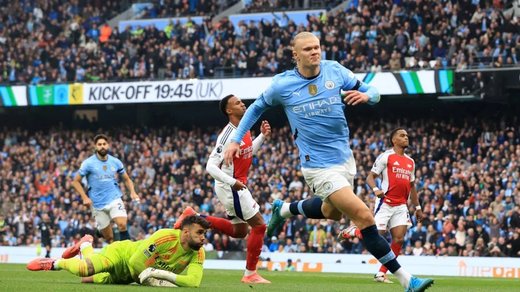 Haaland ya tiene 10 goles en este inicio de Premier League: IMAGO