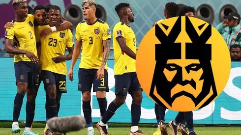 DOHA, QATAR - NOVEMBER 29: Moises Caicedo of Ecuador celebrates with teammates after scoring their team's first goal during the FIFA World Cup Qatar 2022 Group A match between Ecuador and Senegal at Khalifa International Stadium on November 29, 2022 in Doha, Qatar. (Photo by Elsa/Getty Images)