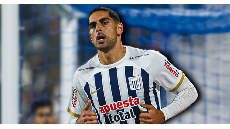 Pablo Sabbag jugando para Alianza Lima de Perú.