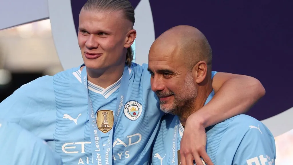 Guardiola y Haaland, las caras más influyentes de la Premier en el 2024: IMAGO